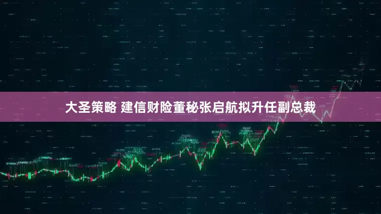 大圣策略 建信财险董秘张启航拟升任副总裁