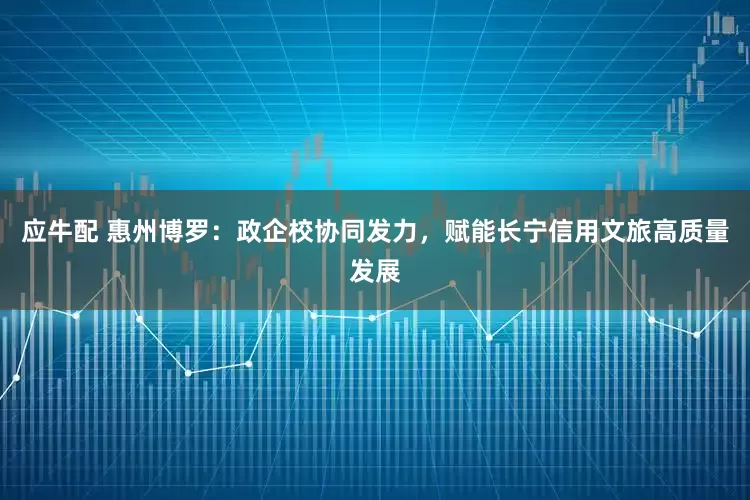 应牛配 惠州博罗：政企校协同发力，赋能长宁信用文旅高质量发展